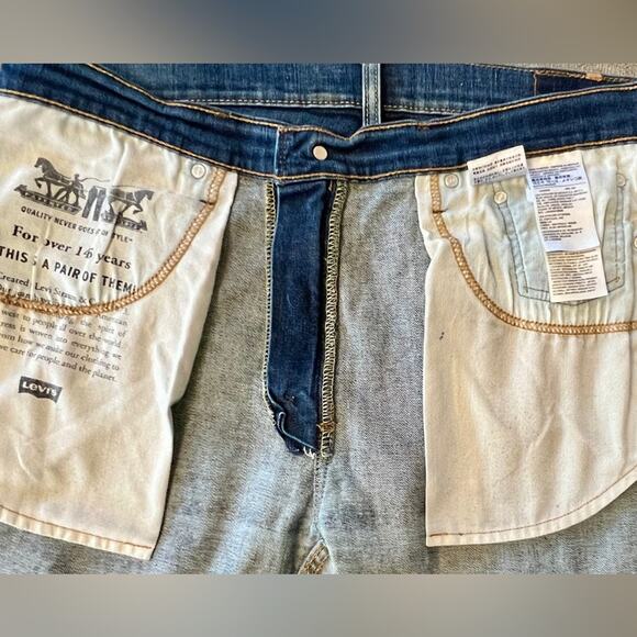 Men’s Levi’s Jeans 513, straight leg , Vntg 2019,  2% spandex , 5 pockets 34/34 - Picture 7 of 12